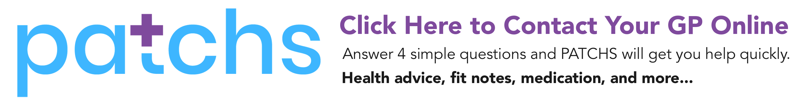 Link to online consultation, contact your doctor online Contact your doctor online